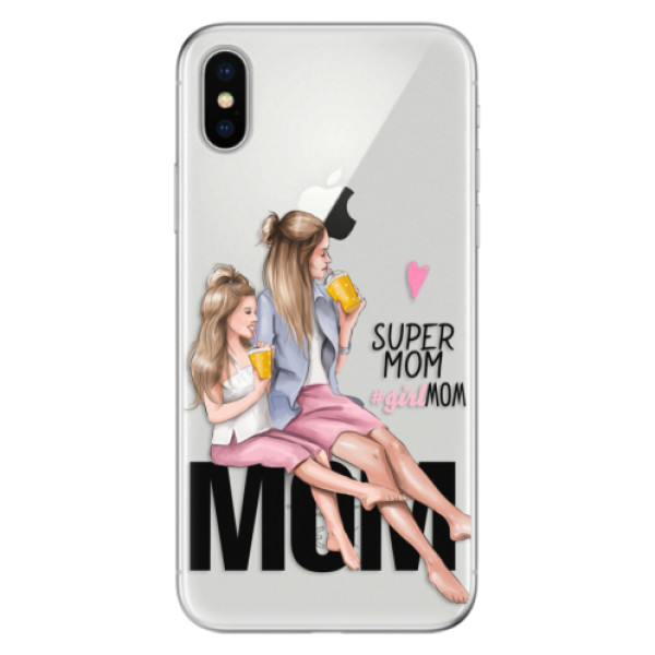 Odolné silikónové puzdro iSaprio - Milk Shake - Blond - iPhone X