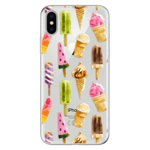 Odolné silikónové puzdro iSaprio - Ice Cream - iPhone X