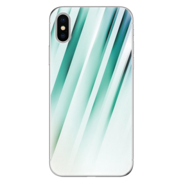 Odolné silikónové puzdro iSaprio - Stripes of Glass - iPhone X