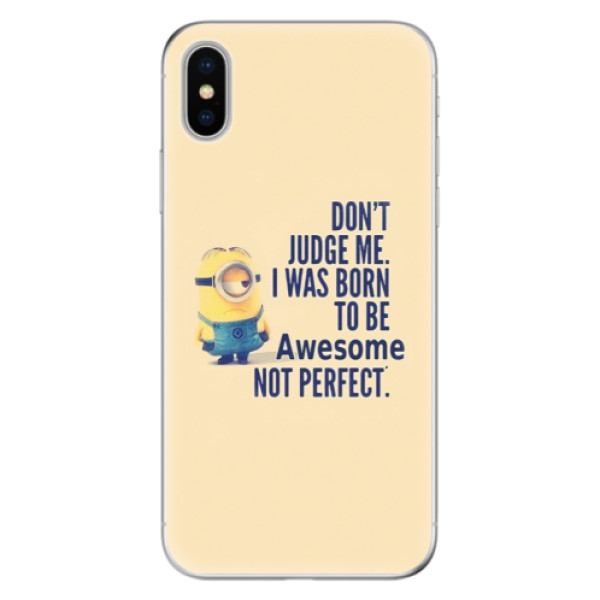 Odolné silikónové puzdro iSaprio - Be Awesome - iPhone X