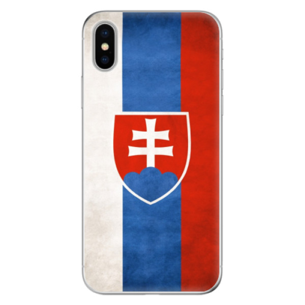 Odolné silikónové puzdro iSaprio - Slovakia Flag - iPhone X