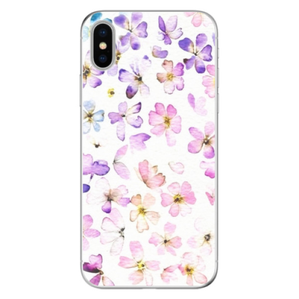 Odolné silikónové puzdro iSaprio - Wildflowers - iPhone X