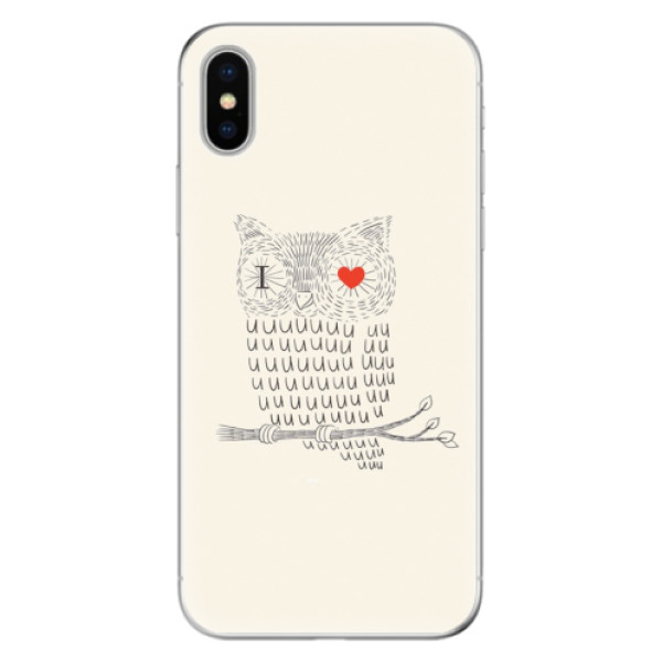 Odolné silikónové puzdro iSaprio - I Love You 01 - iPhone X
