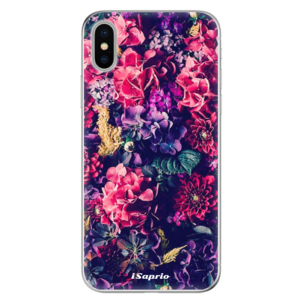 Odolné silikónové puzdro iSaprio - Flowers 10 - iPhone X