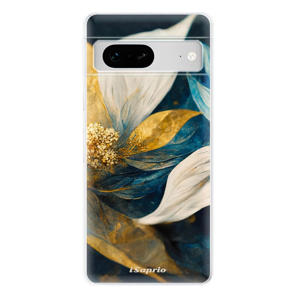 Odolné silikónové puzdro iSaprio - Gold Petals - Google Pixel 7 5G