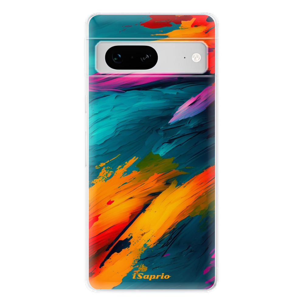 Odolné silikónové puzdro iSaprio - Blue Paint - Google Pixel 7 5G