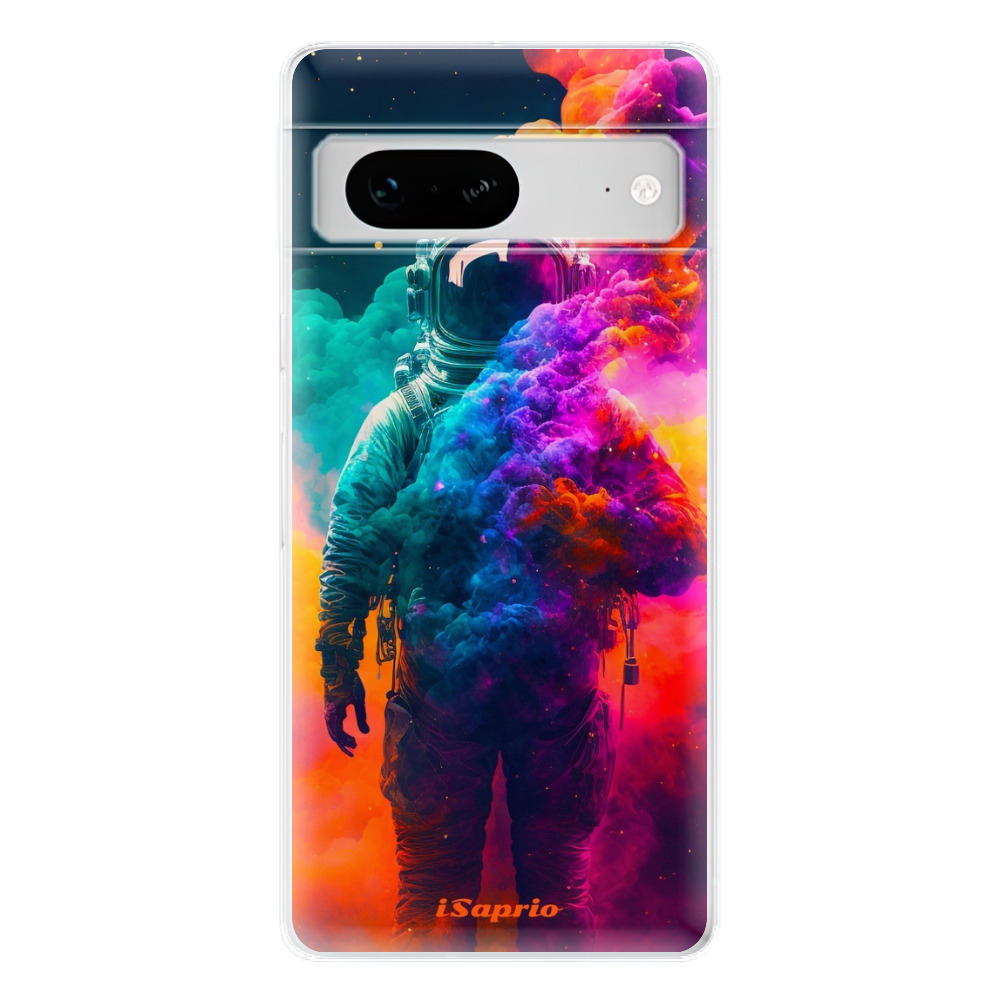 Odolné silikónové puzdro iSaprio - Astronaut in Colors - Google Pixel 7 5G
