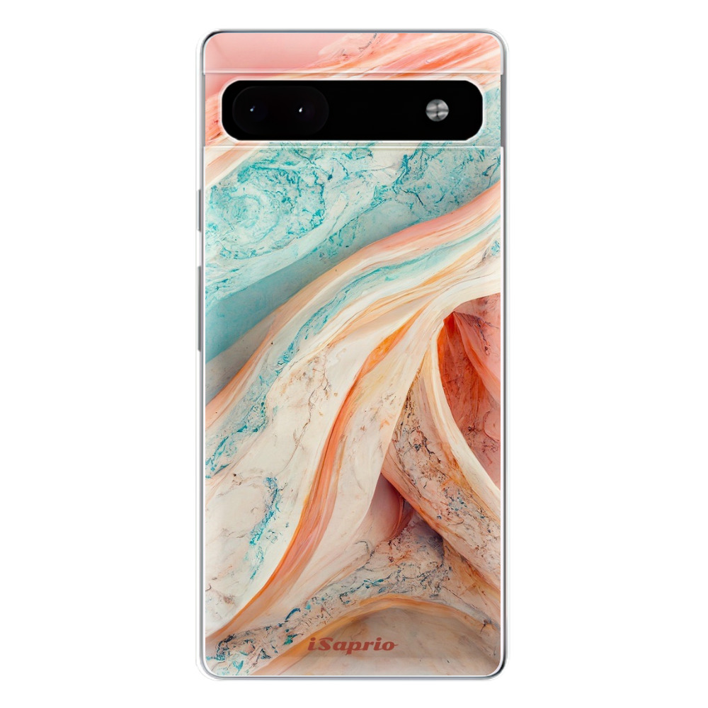 Odolné silikónové puzdro iSaprio - Orange and Blue - Google Pixel 6a 5G