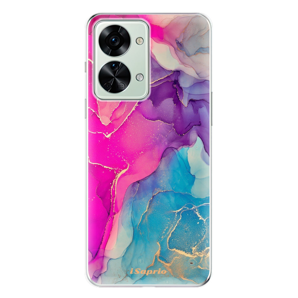 Odolné silikónové puzdro iSaprio - Purple Ink - OnePlus Nord 2T 5G