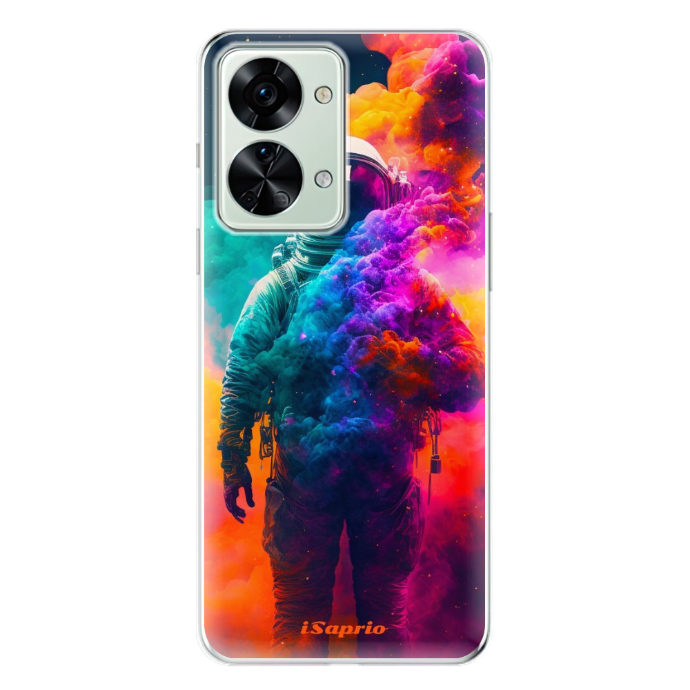 Odolné silikónové puzdro iSaprio - Astronaut in Colors - OnePlus Nord 2T 5G