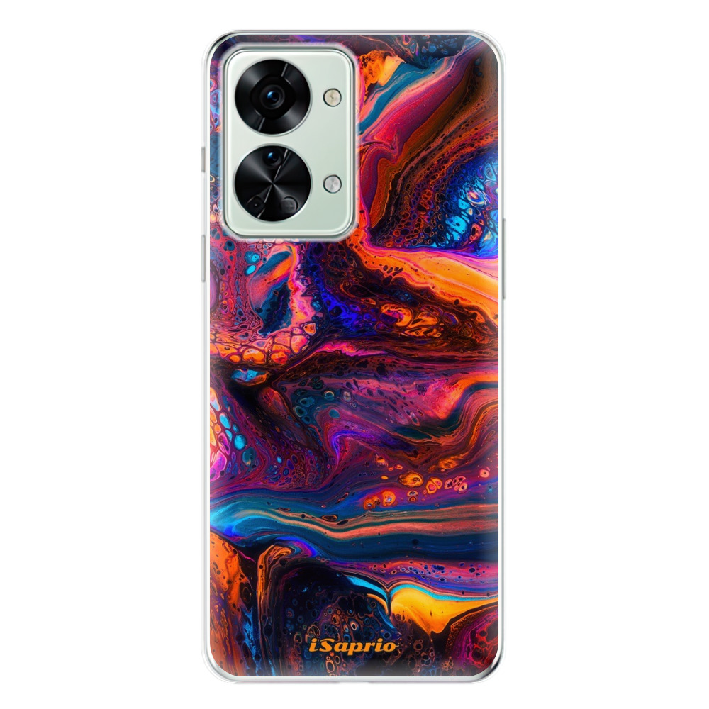 Odolné silikónové puzdro iSaprio - Abstract Paint 02 - OnePlus Nord 2T 5G