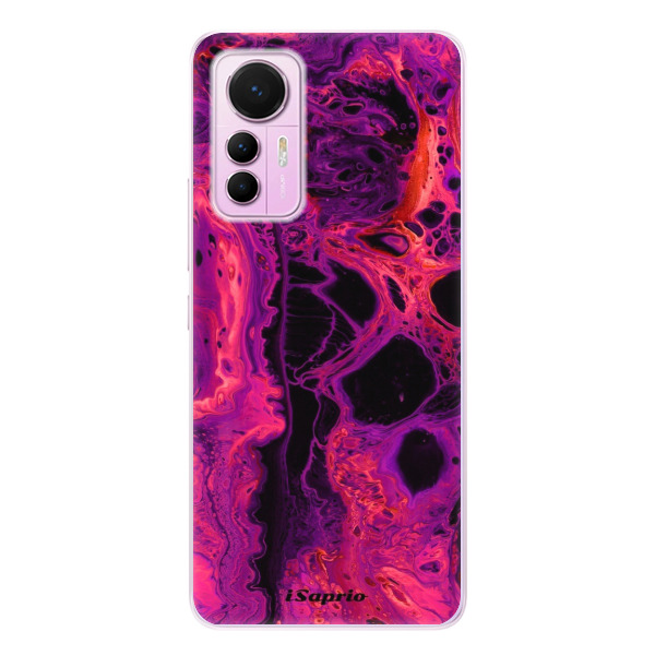 Odolné silikónové puzdro iSaprio - Abstract Dark 01 - Xiaomi 12 Lite