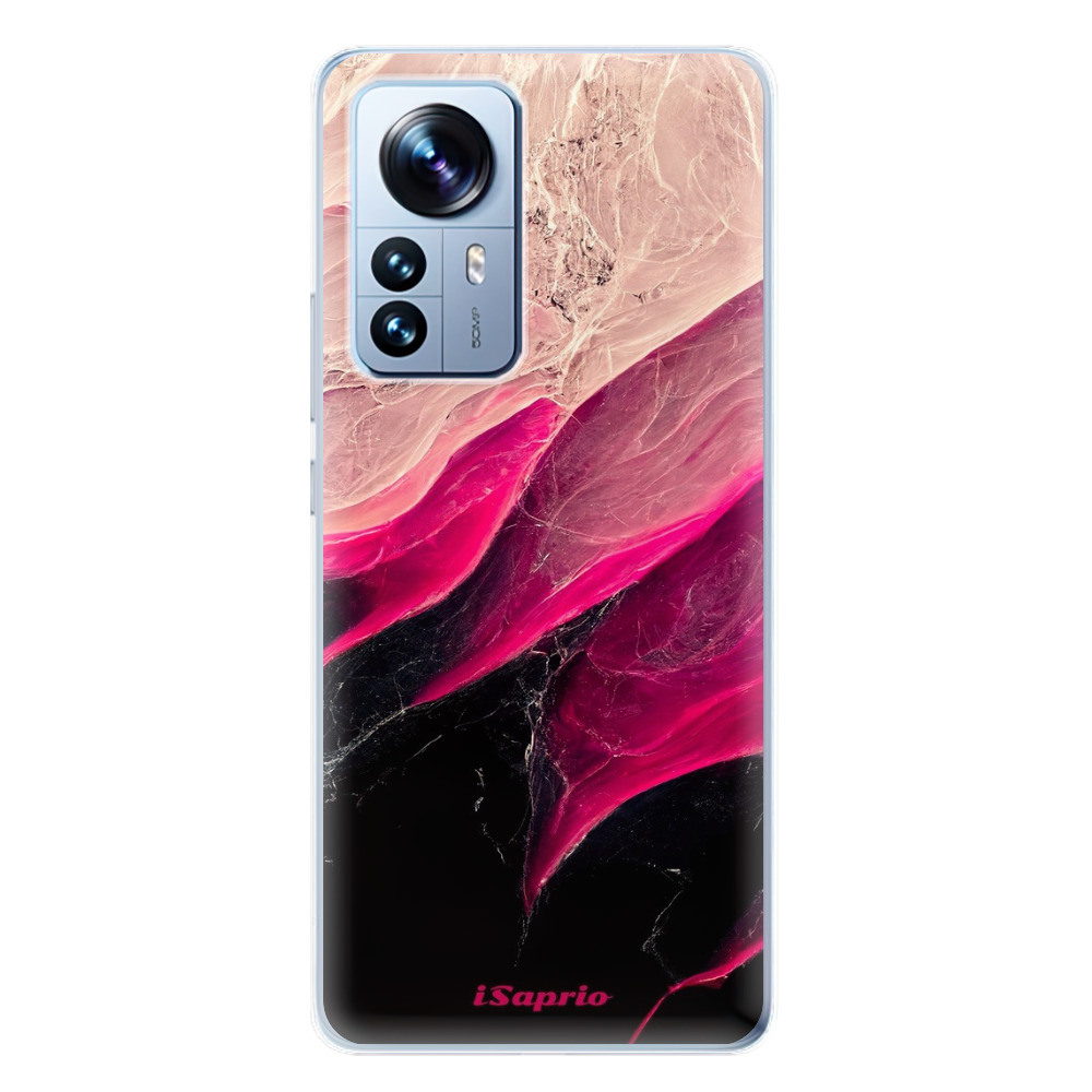 Odolné silikónové puzdro iSaprio - Black and Pink - Xiaomi 12 Pro