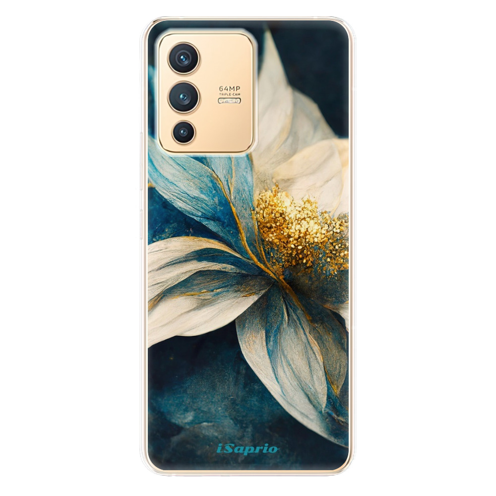 Odolné silikónové puzdro iSaprio - Blue Petals - Vivo V23 5G