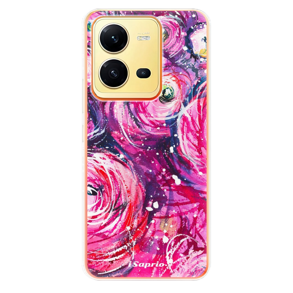 Odolné silikónové puzdro iSaprio - Pink Bouquet - Vivo X80 Lite 5G