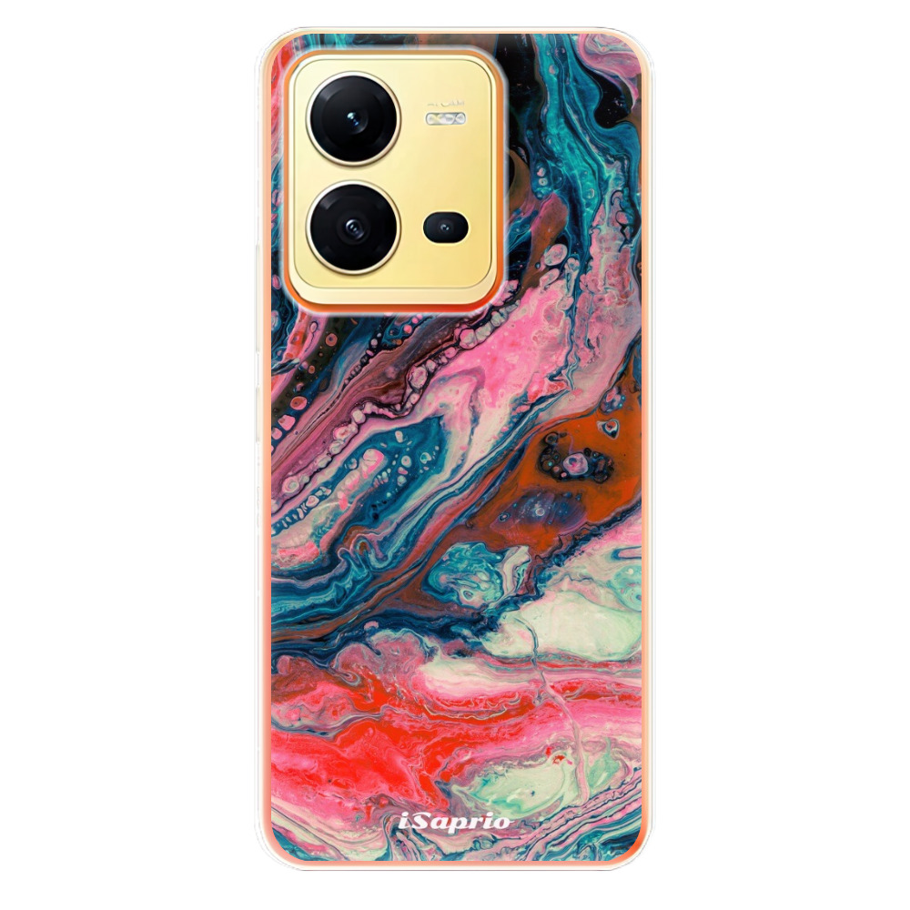 Odolné silikónové puzdro iSaprio - Abstract Paint 01 - Vivo X80 Lite 5G