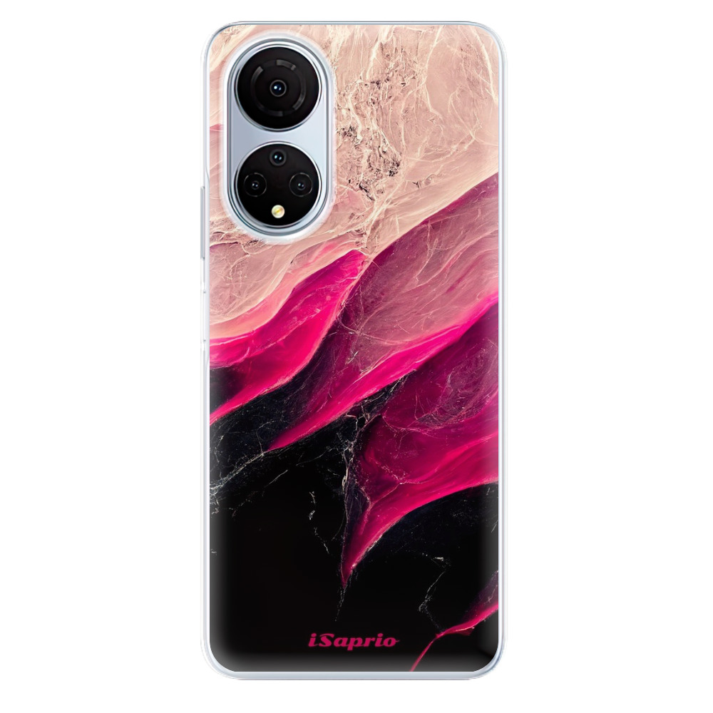 Odolné silikónové puzdro iSaprio - Black and Pink - Honor X7