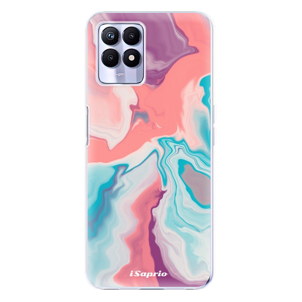 Odolné silikónové puzdro iSaprio - New Liquid - Realme 8i