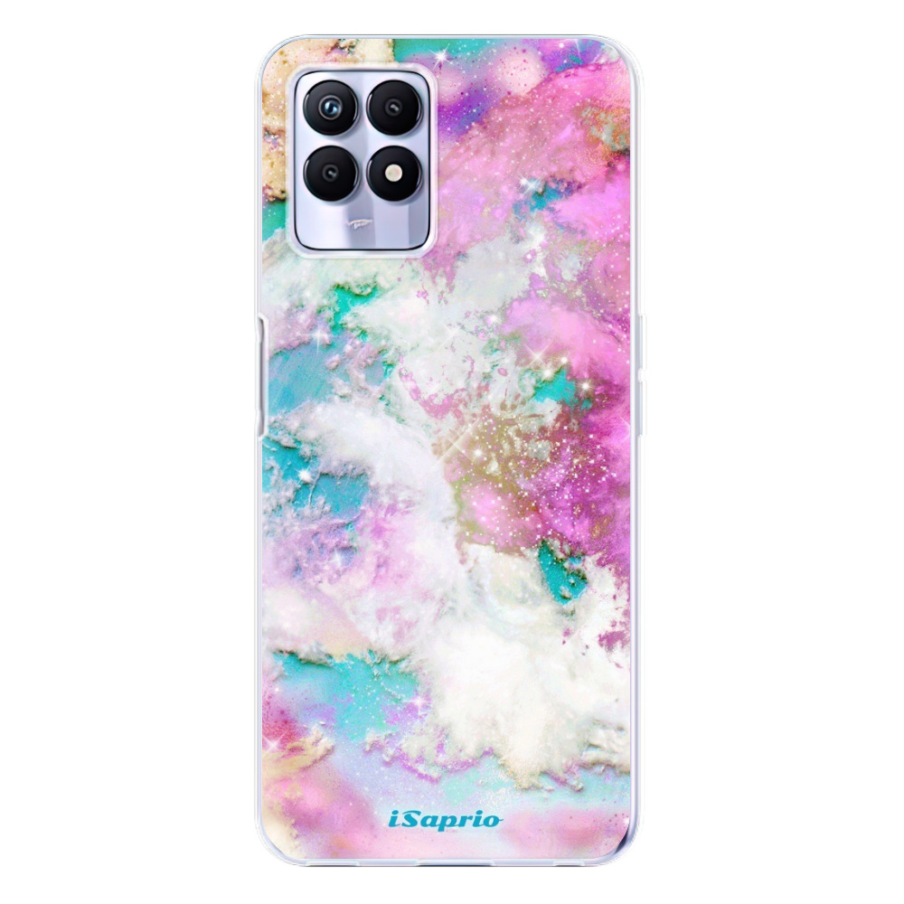 Odolné silikónové puzdro iSaprio - Galactic Paper - Realme 8i