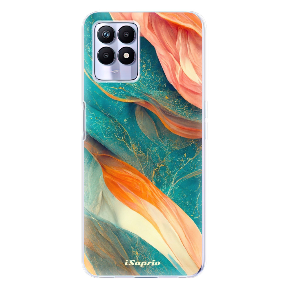 Odolné silikónové puzdro iSaprio - Abstract Marble - Realme 8i