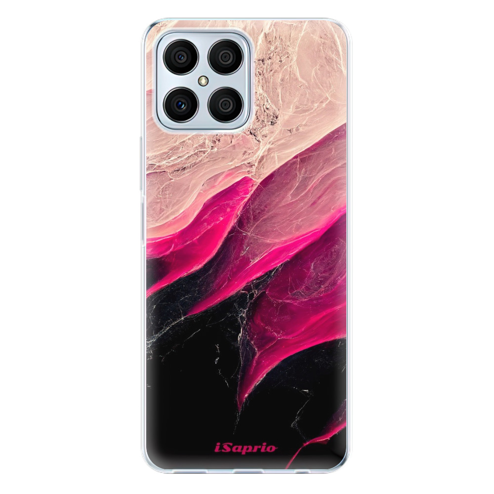 Odolné silikónové puzdro iSaprio - Black and Pink - Honor X8