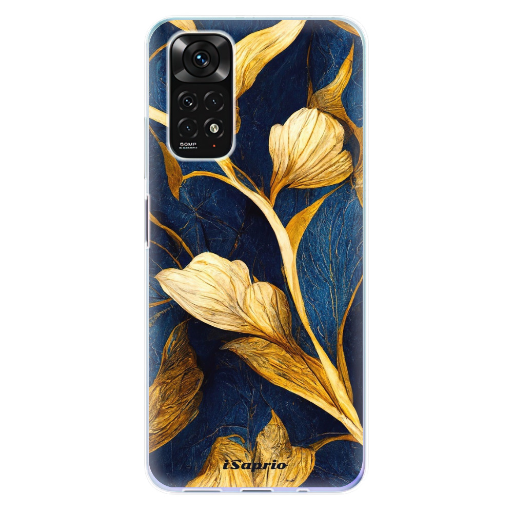 Odolné silikónové puzdro iSaprio - Gold Leaves - Xiaomi Redmi Note 11 / Note 11S