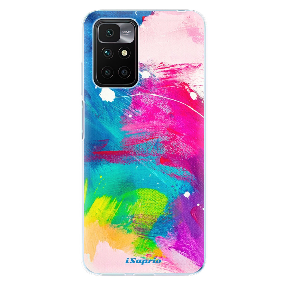Odolné silikónové puzdro iSaprio - Abstract Paint 03 - Xiaomi Redmi 10