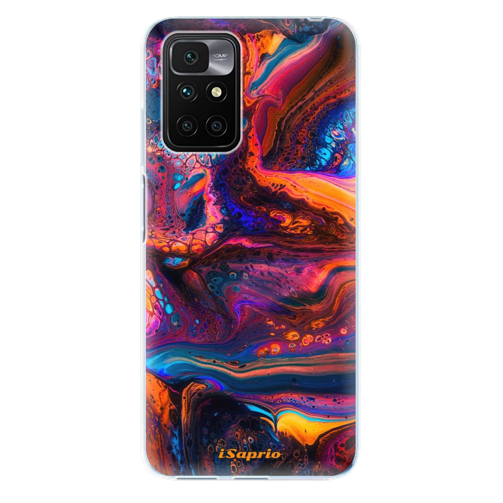 Odolné silikónové puzdro iSaprio - Abstract Paint 02 - Xiaomi Redmi 10