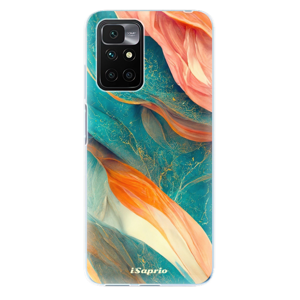 Odolné silikónové puzdro iSaprio - Abstract Marble - Xiaomi Redmi 10