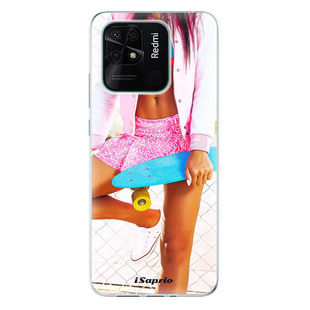 Odolné silikónové puzdro iSaprio - Skate girl 01 - Xiaomi Redmi 10C