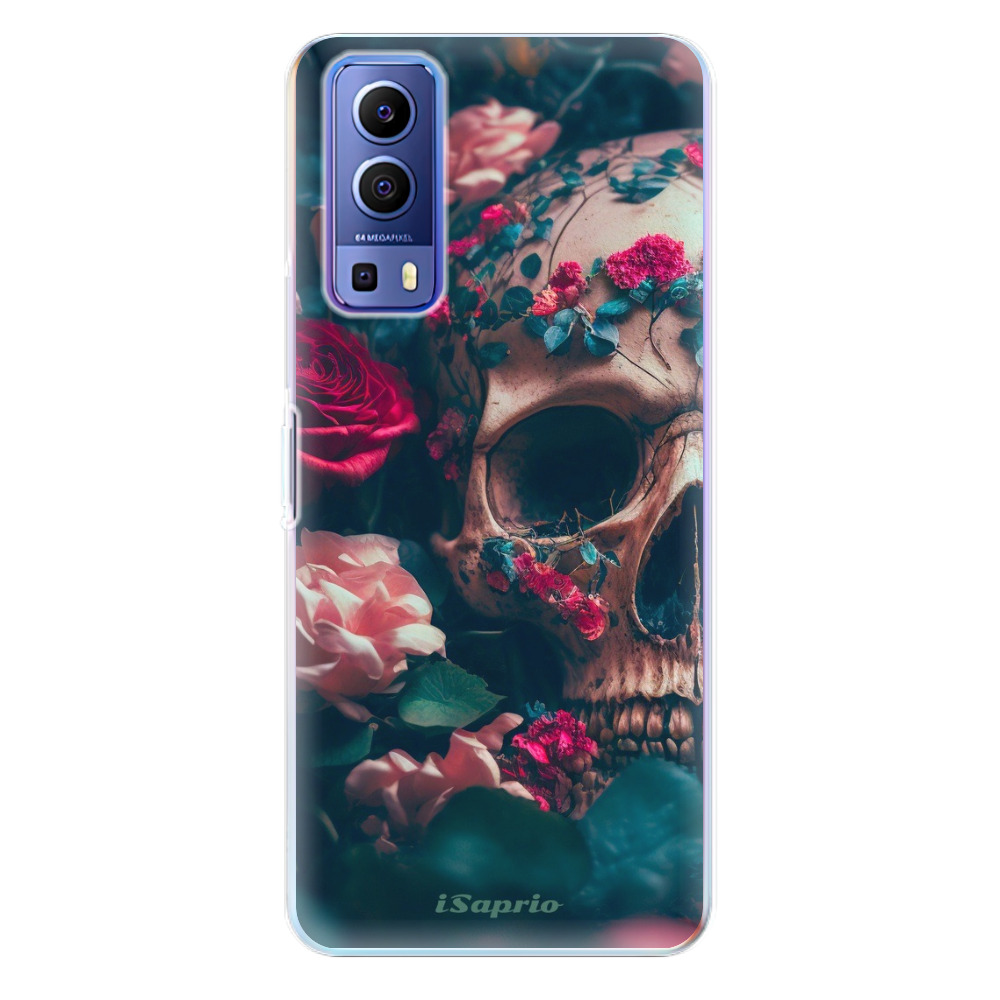 Odolné silikónové puzdro iSaprio - Skull in Roses - Vivo Y72 5G