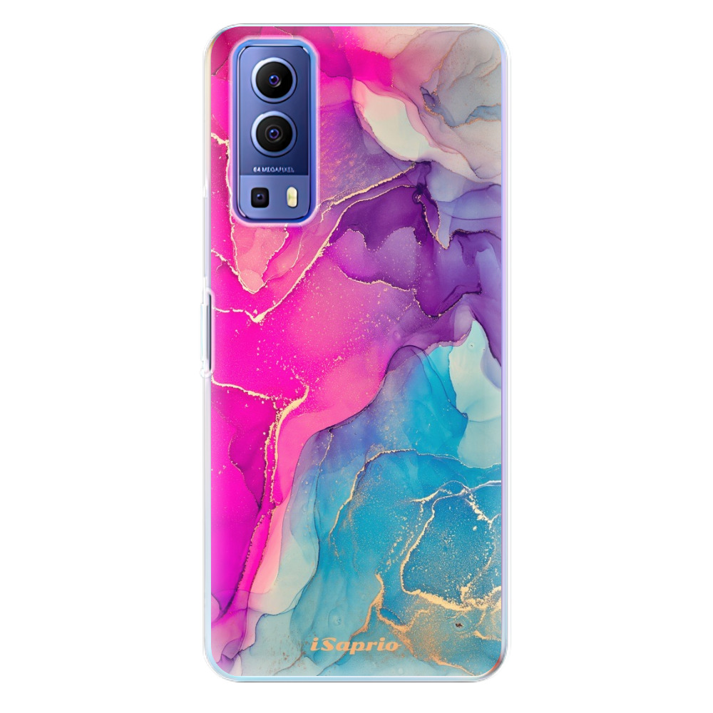 Odolné silikónové puzdro iSaprio - Purple Ink - Vivo Y72 5G