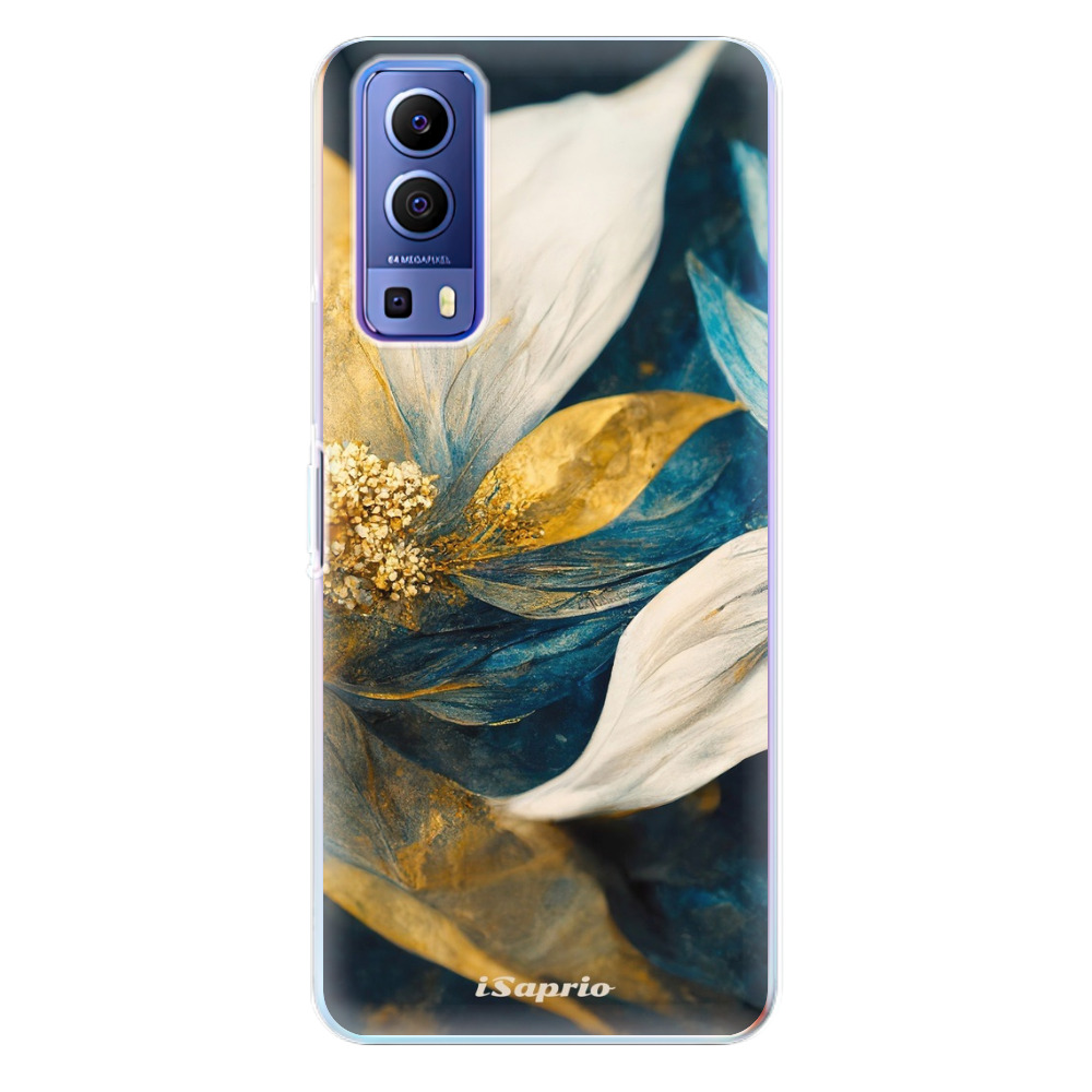 Odolné silikónové puzdro iSaprio - Gold Petals - Vivo Y72 5G