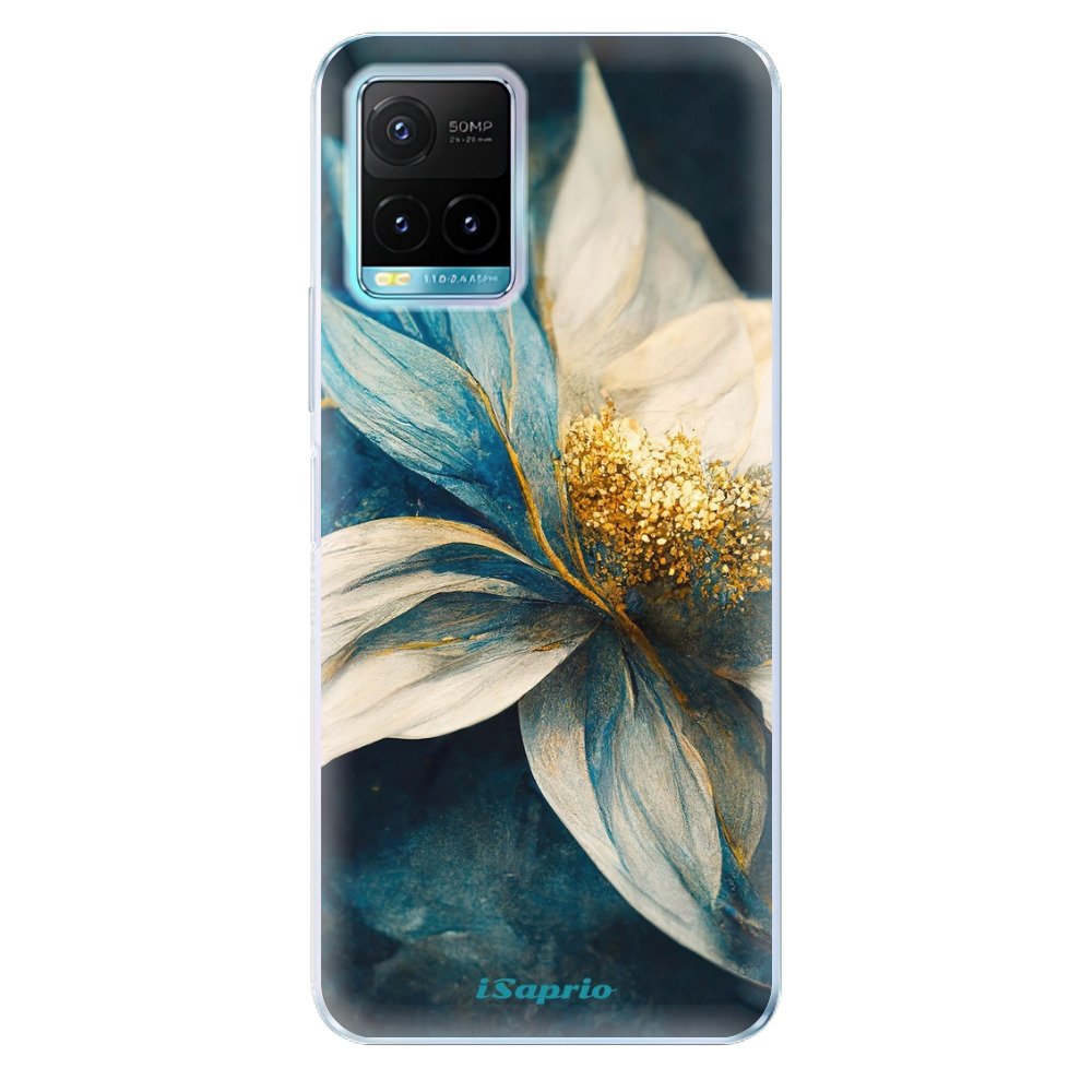 Odolné silikónové puzdro iSaprio - Blue Petals - Vivo Y21 / Y21s / Y33s