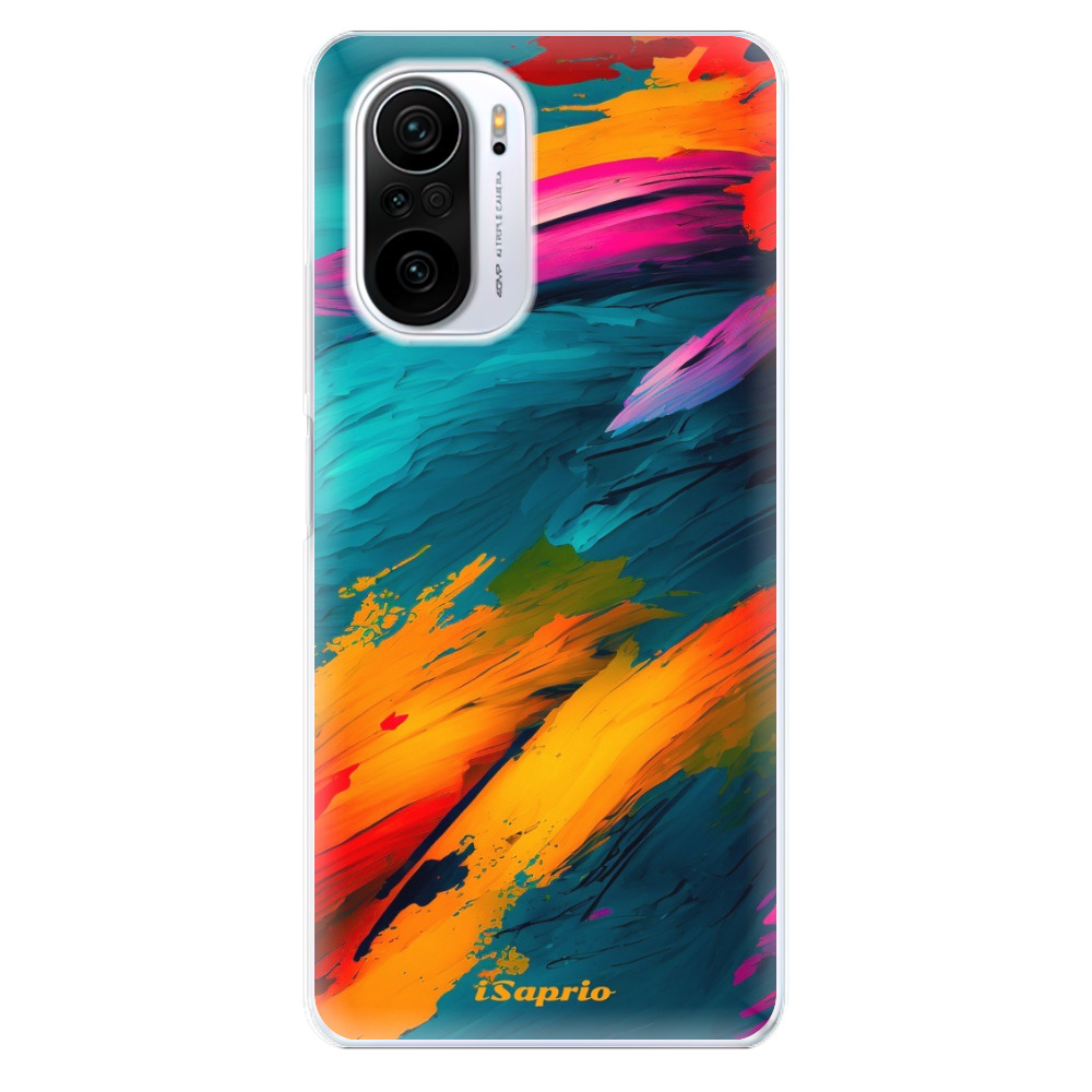 Odolné silikónové puzdro iSaprio - Blue Paint - Xiaomi Poco F3