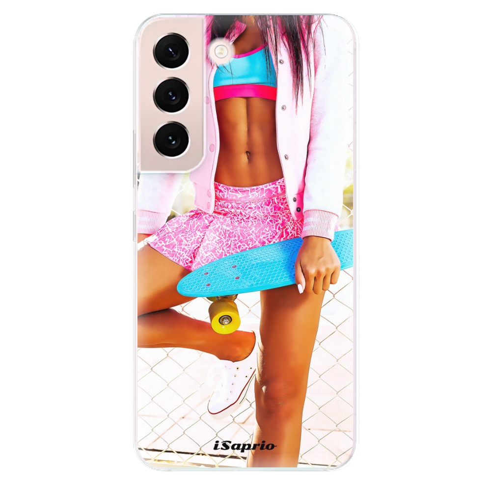 Odolné silikónové puzdro iSaprio - Skate girl 01 - Samsung Galaxy S22+ 5G