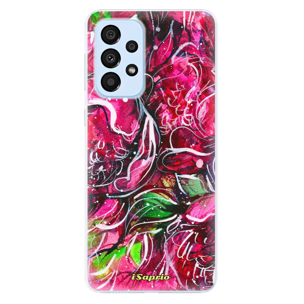 Odolné silikónové puzdro iSaprio - Burgundy - Samsung Galaxy A33 5G