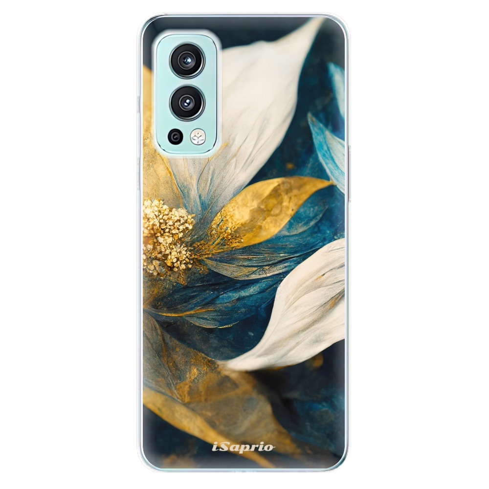 Odolné silikónové puzdro iSaprio - Gold Petals - OnePlus Nord 2 5G