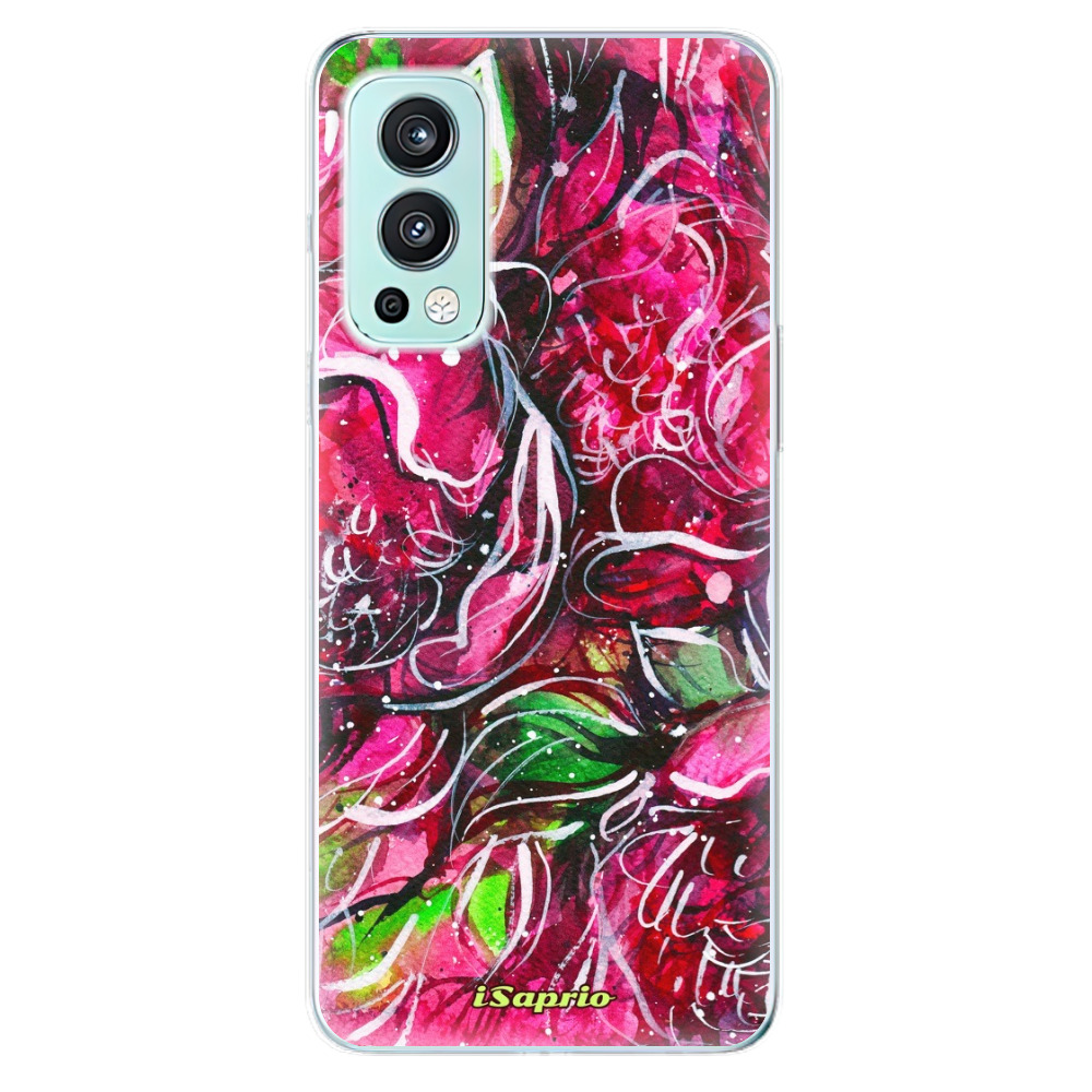 Odolné silikónové puzdro iSaprio - Burgundy - OnePlus Nord 2 5G