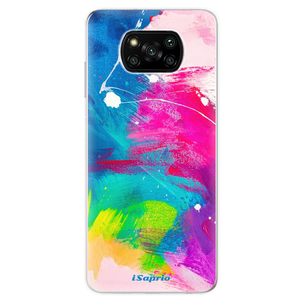 Odolné silikónové puzdro iSaprio - Abstract Paint 03 - Xiaomi Poco X3 Pro / X3 NFC