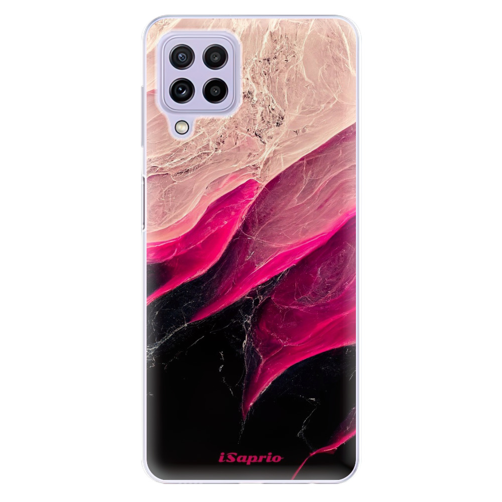 Odolné silikónové puzdro iSaprio - Black and Pink - Samsung Galaxy A22