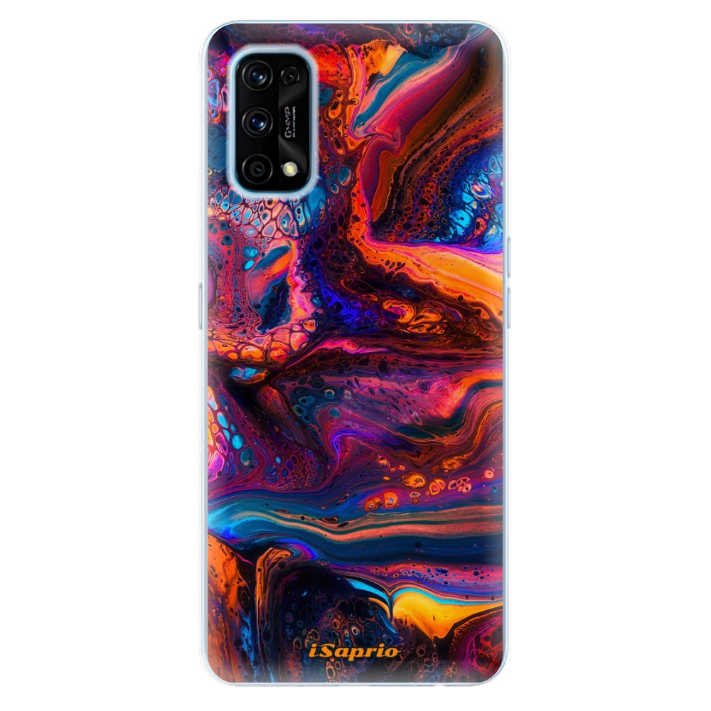Odolné silikónové puzdro iSaprio - Abstract Paint 02 - Realme 7 Pro