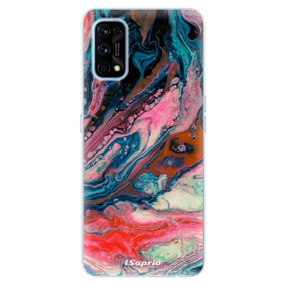 Odolné silikónové puzdro iSaprio - Abstract Paint 01 - Realme 7 Pro