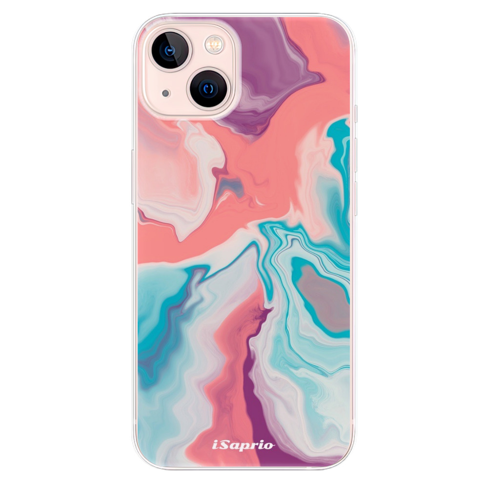 Odolné silikónové puzdro iSaprio - New Liquid - iPhone 13