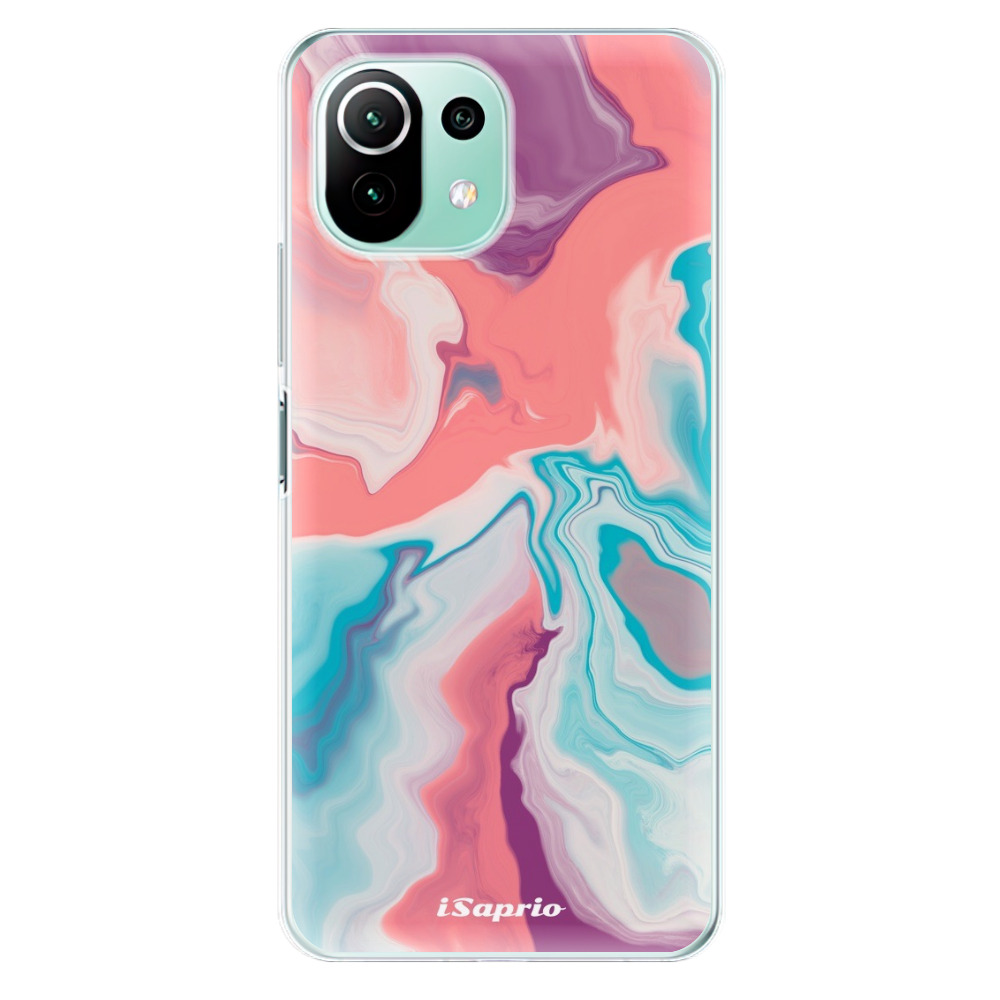 Odolné silikónové puzdro iSaprio - New Liquid - Xiaomi Mi 11 Lite