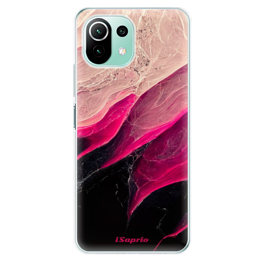 Odolné silikónové puzdro iSaprio - Black and Pink - Xiaomi Mi 11 Lite