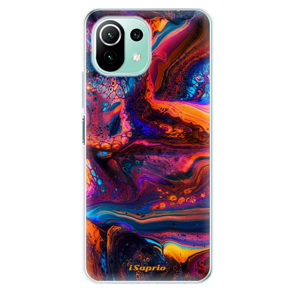 Odolné silikónové puzdro iSaprio - Abstract Paint 02 - Xiaomi Mi 11 Lite