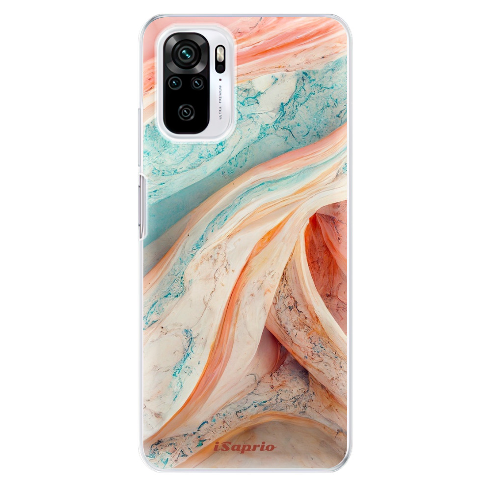 Odolné silikónové puzdro iSaprio - Orange and Blue - Xiaomi Redmi Note 10 / Note 10S