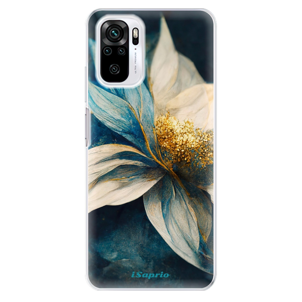 Odolné silikónové puzdro iSaprio - Blue Petals - Xiaomi Redmi Note 10 / Note 10S