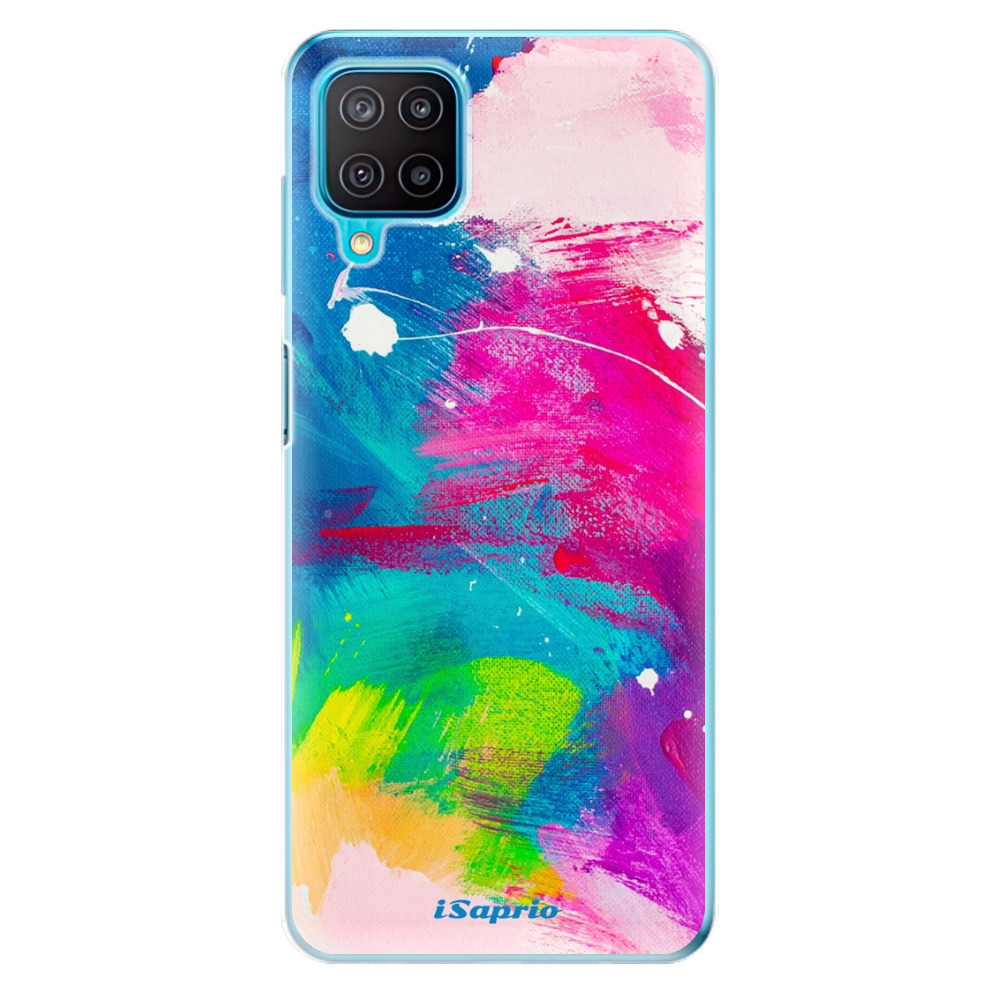 Odolné silikónové puzdro iSaprio - Abstract Paint 03 - Samsung Galaxy M12